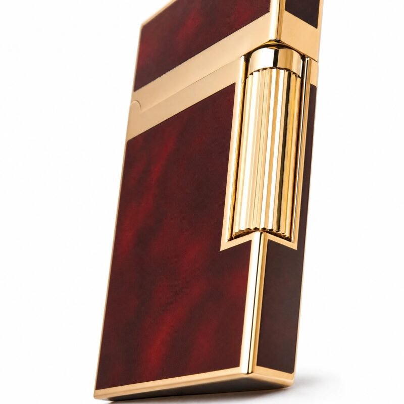 Luxury Metal Cigarette Lighter - Windproof, Refillable Butane, Compact Gift